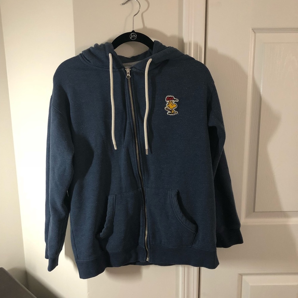 Cute peanuts zip up hoodie